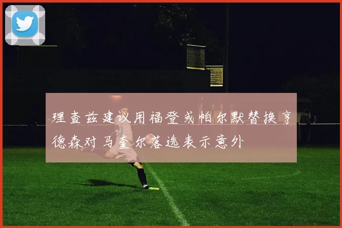 理查兹建议用福登或帕尔默替换亨德森对马奎尔落选表示意外