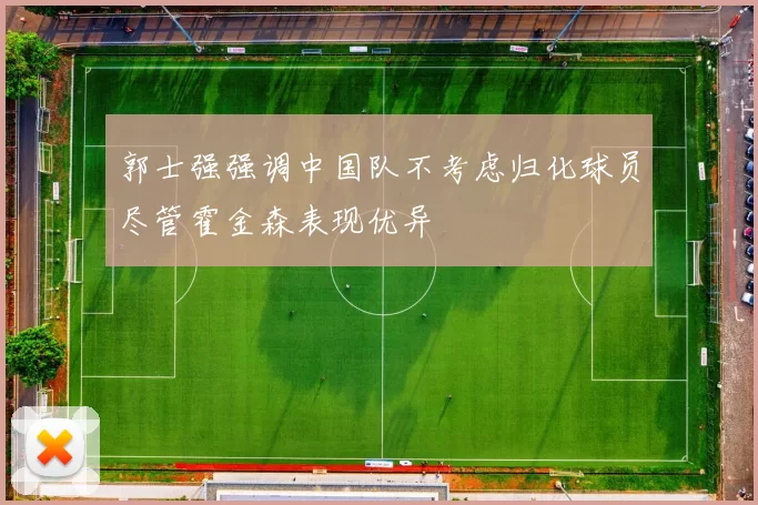郭士强强调中国队不考虑归化球员尽管霍金森表现优异
